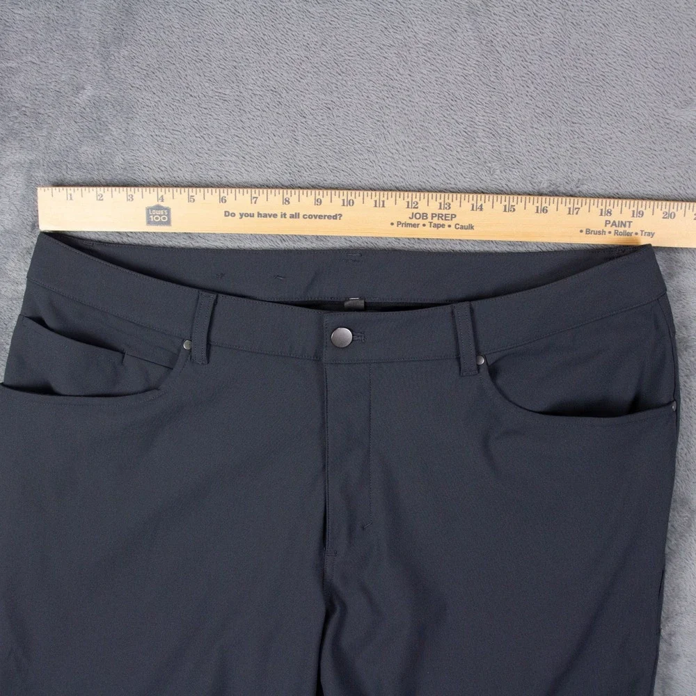 Lululemon ABC Pant Classic Fit Mens 38x34 Gray Warpstream Performance Trousers